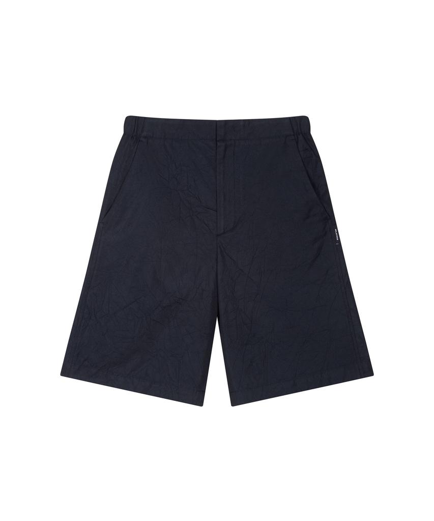 Millakodeu Wild Crease Bermuda Pants - Dark Navy