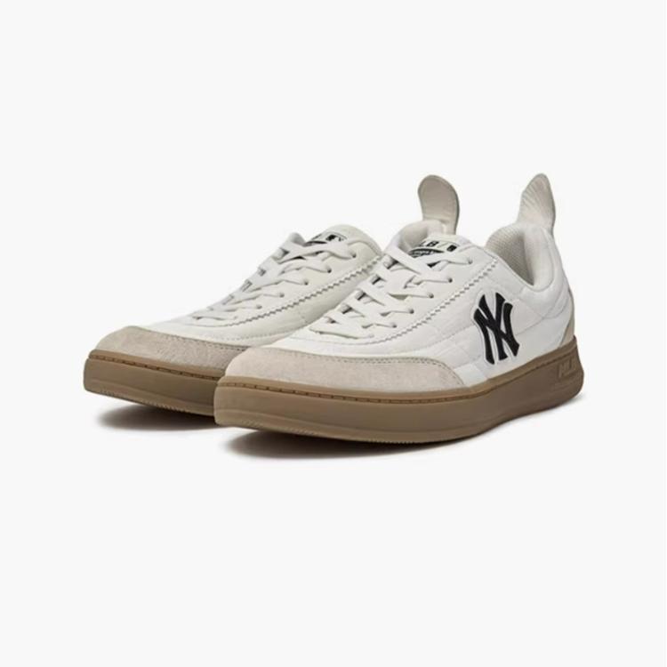 MLB New York Yankees Low top Casual Shoes Unisex White 3ASXLK16N-50WHS