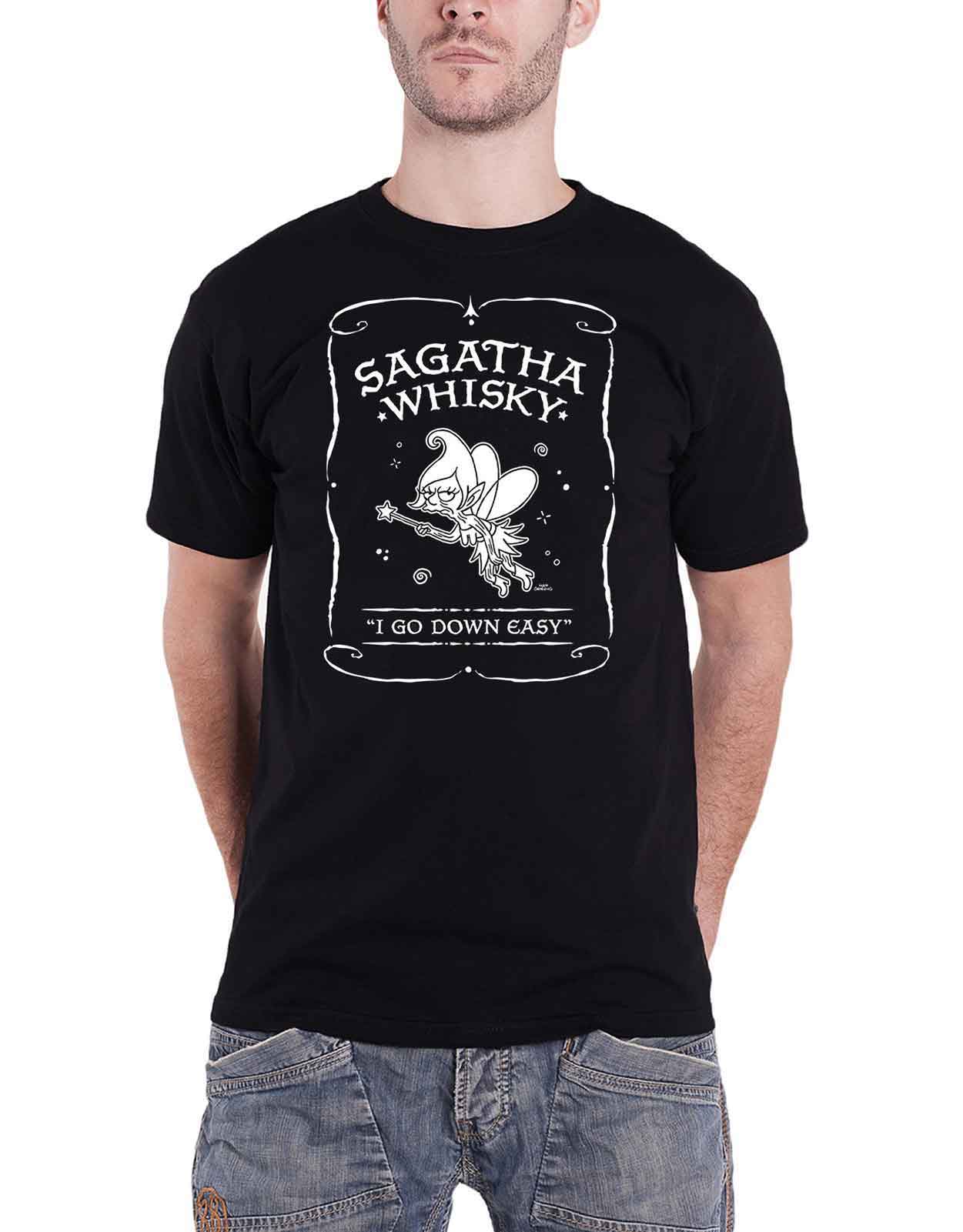 Disenchantment T Shirt Sagantha Whiskey Logo new Official Mens Black XL