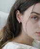 Overgrey Infinity Earrings - Silver