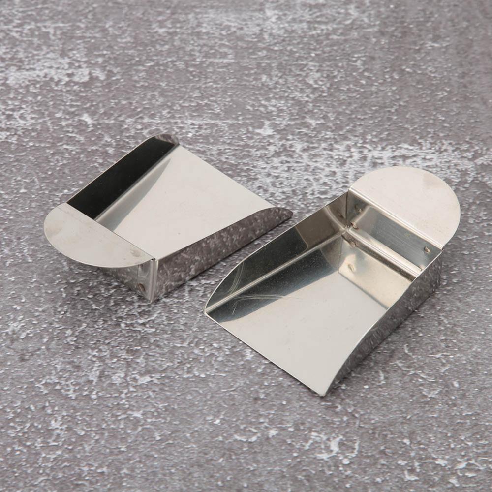 2pcs Small Size Mini Shovel Stainless Steel Bead Scoop Portable Jewelry Scoop Gemstone Sorting