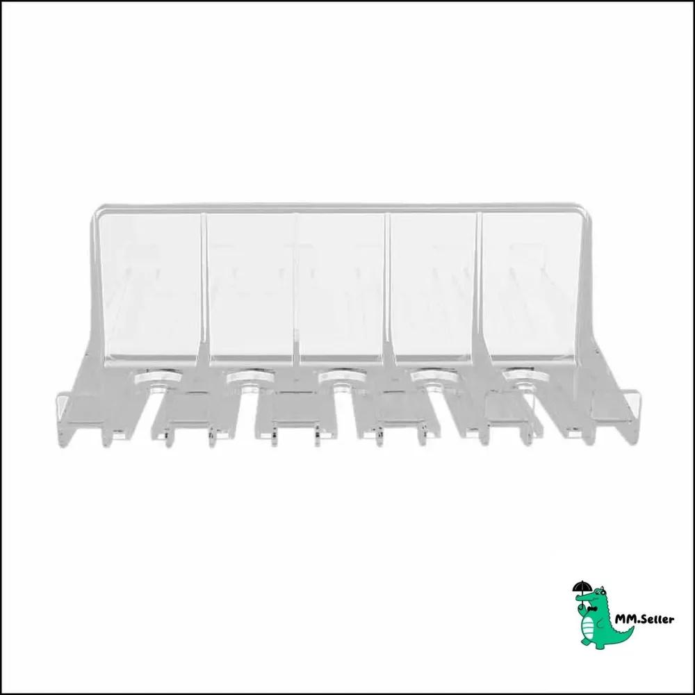 

2pcs Kitchen Storage Rack No Drilling Wall Mounted Hooks Hanging Organizer Rack Space Saving Kitchen Accessories One size