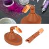 Nail Art Training Practice Finger Bendable Joints False Nail Tips Finger Mannequin with Base
