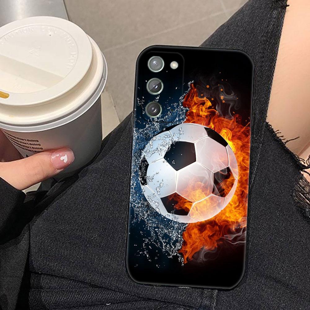 Soccer Football Ball Phone Case For Samsung NOTE 20 10 M23 M53 A80 A70 A50 A30 A24 A13 A12 A07 A06 A05S A04 A03S A03 A04E Cover