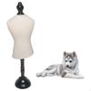 -Shape Mannequin Stand, Pet Dress Display Holder, Wooden Display, Doll Clothes Stand
