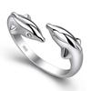 Silver Color Dolphin Ring Simplicity Fashion Exquisite Student Girlfriend Jewelry Accessories Wedding Party