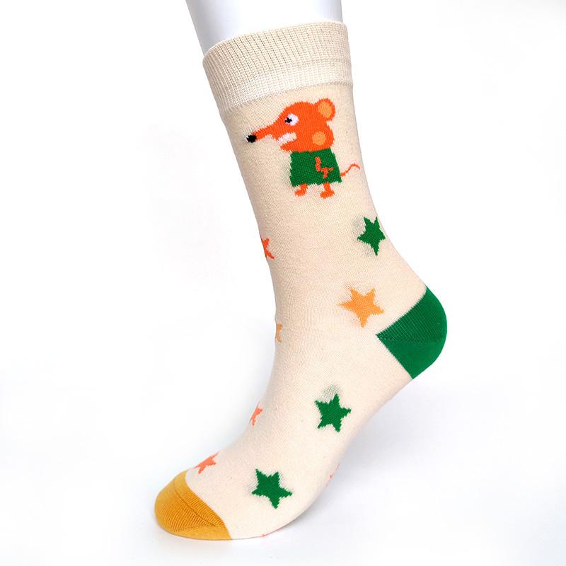 Women Socks Casual Winter Christmas Socks Thickened David's Deer Socks Cotton Cartoon Warm Lady Christmas Socks Gift Elk Socks