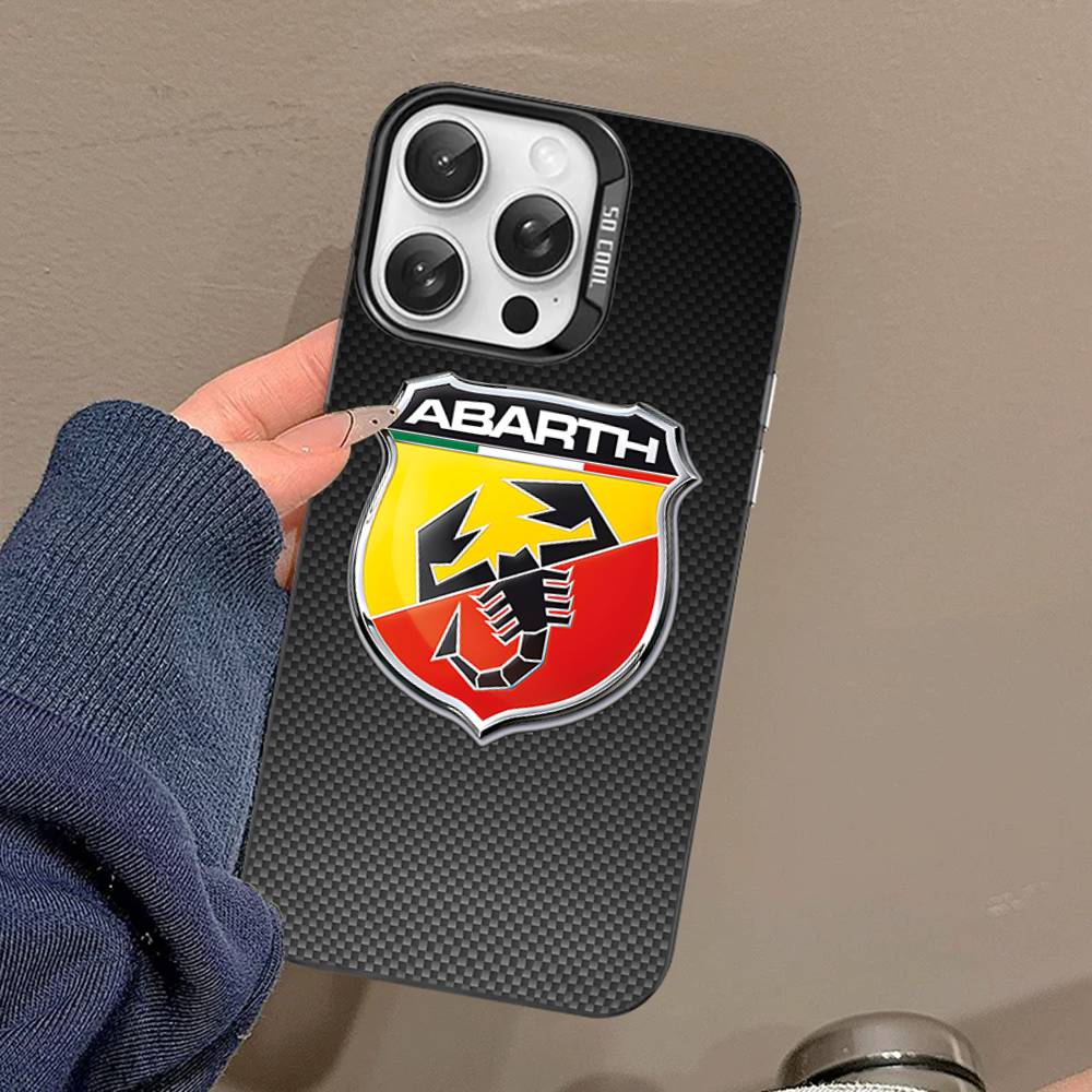 A-AbarthS-S LOGO Phone Cases For IPhone 17 16 15 14 13 12 11 Plus Pro Max Pro Color Matte Cover