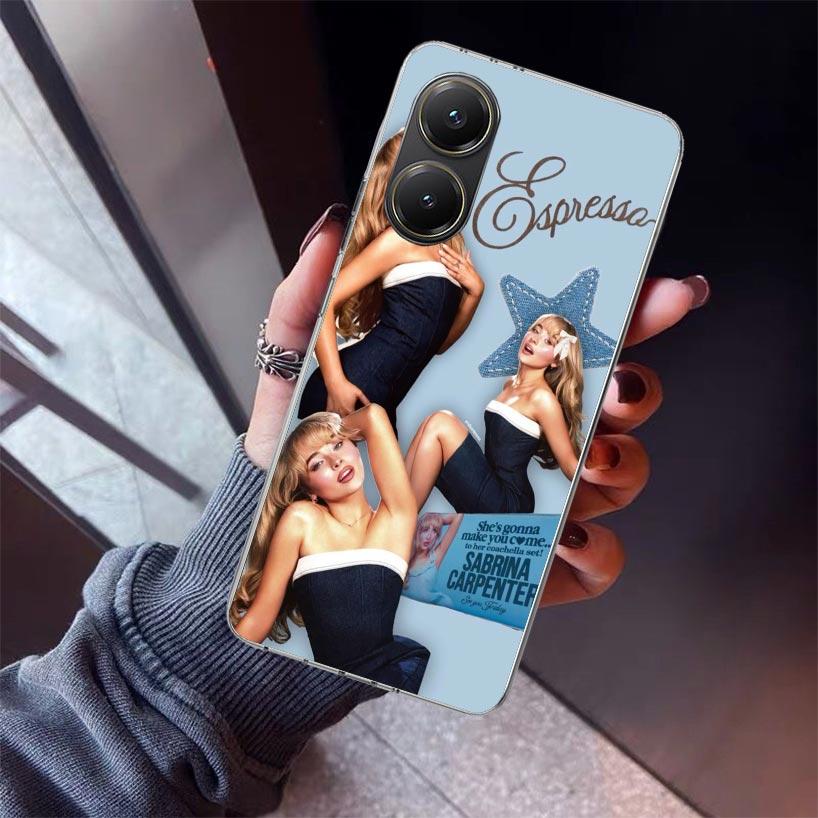 CR66 S-Sabrina C-Carpenter Phone Case For Xiaomi Poco X7 X6 X5 Pro F7 Ultra Redmi 15C 15 13 13C 12 12C 10 10A 10C 9 9A 9C 9T She