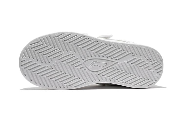 Li Ning YOUNG Breathable And Lightweight Kids Lifestyle Shoes White Children Aged 3 7 Years Old YKNS022-17