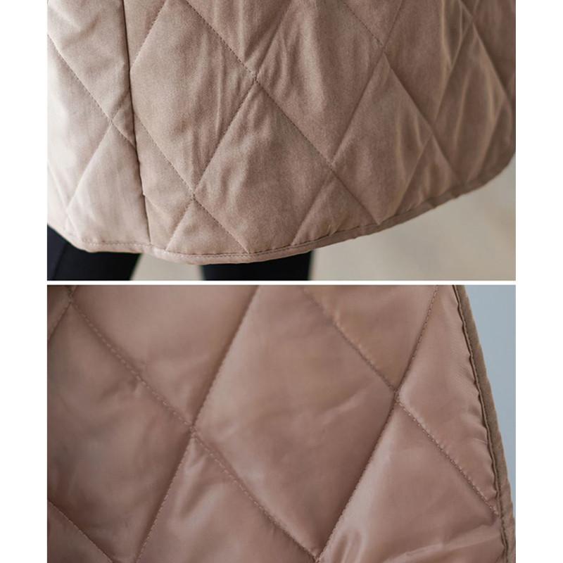 Winter Coat Korean Style Long Cotton-Padded Coat Womens Casual Parka Jacket Clothing Female Thin Outerwear