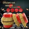 Aokewen Heavy-Duty 22-Hole Wire Brush Wheel for Angle Grinders, 100-Pack