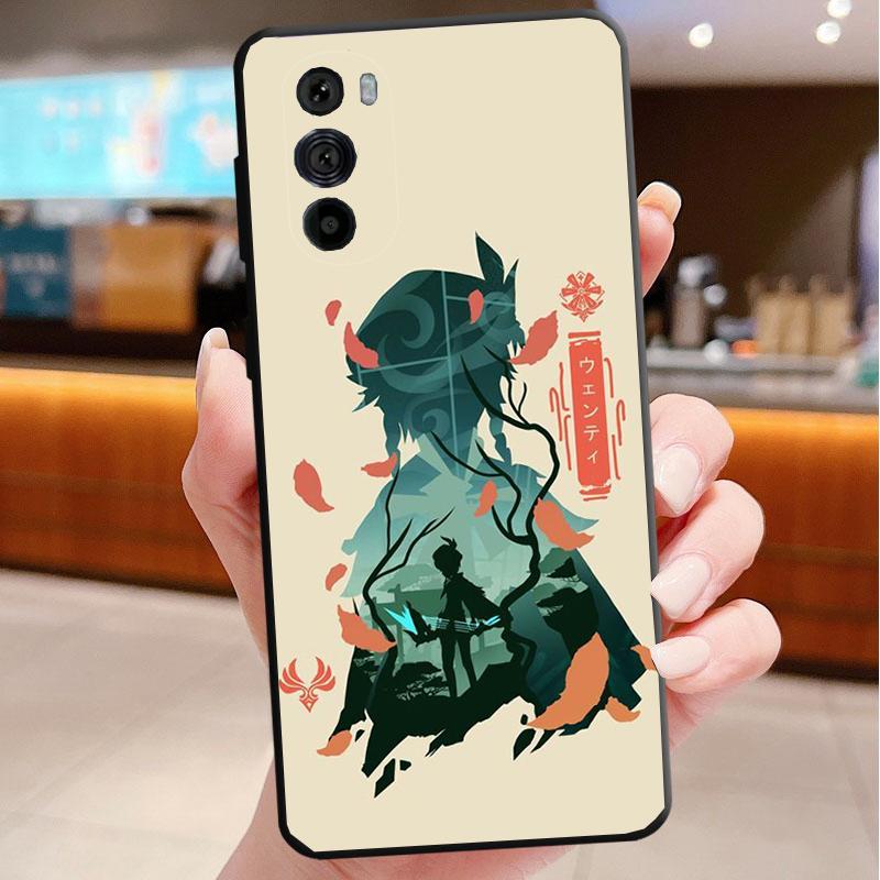 

Phone Case For Motorola Edge 50 40 Pro 60 50 40 30 Ultra Neo Fusion Moto G85 G72 G53 G54 G84 G13 G32 Anime Genshin Impact Moto G32