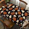 One Halloween Tablecloth, a Pumpkin and Ghost Printed Tablecloth, Terrifying Halloween Decorationszyc