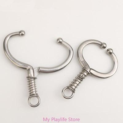 Farm Animals Stainless Steel Automatic Cow Spring Nose Pliers Cattle Baoding Ware Binding Tool Nose Clamp Traction Cattle Rings