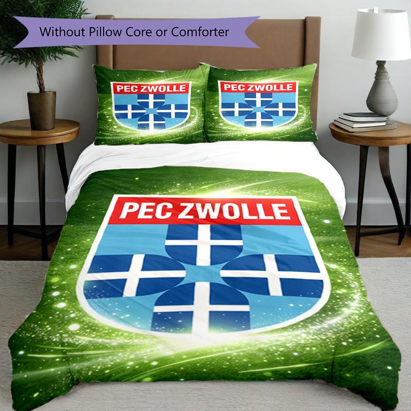 3pcs Duvet Cover Set (1*Duvet Cover + 2*Pillowcase, Without Core), PEC Zwolle Print Bedding Set, Bedroom Decor, All‑Season, Birthday Gift