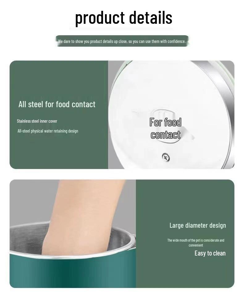 Wanlida Stainless Steel Electric Kettle, Food Grade, Hotel Use, Double Layer, Auto Power Off, Gift-Ready.