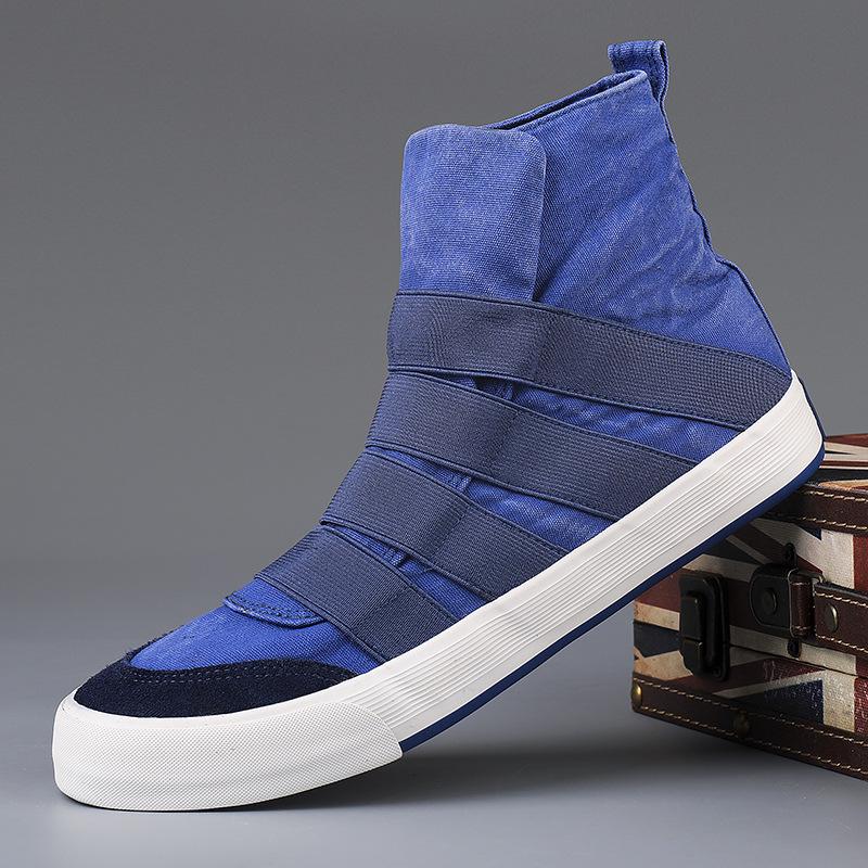 Spring 2026 Men's Breathable High-Top Casual Skating Shoes – Classic, Versatile, and Comfortable Fashion.