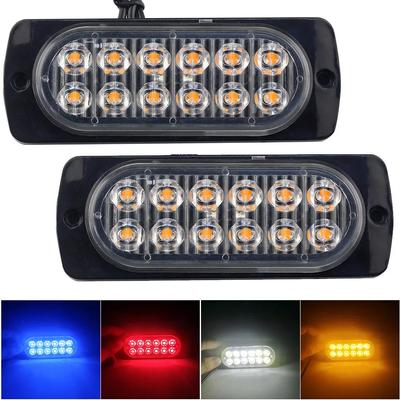 12LED אור אזהרה לרכב התמוטטות אור חירום רכב משאית נגרר מנורת משואה LED צד אור ענבר 12V לרכב אביזרי