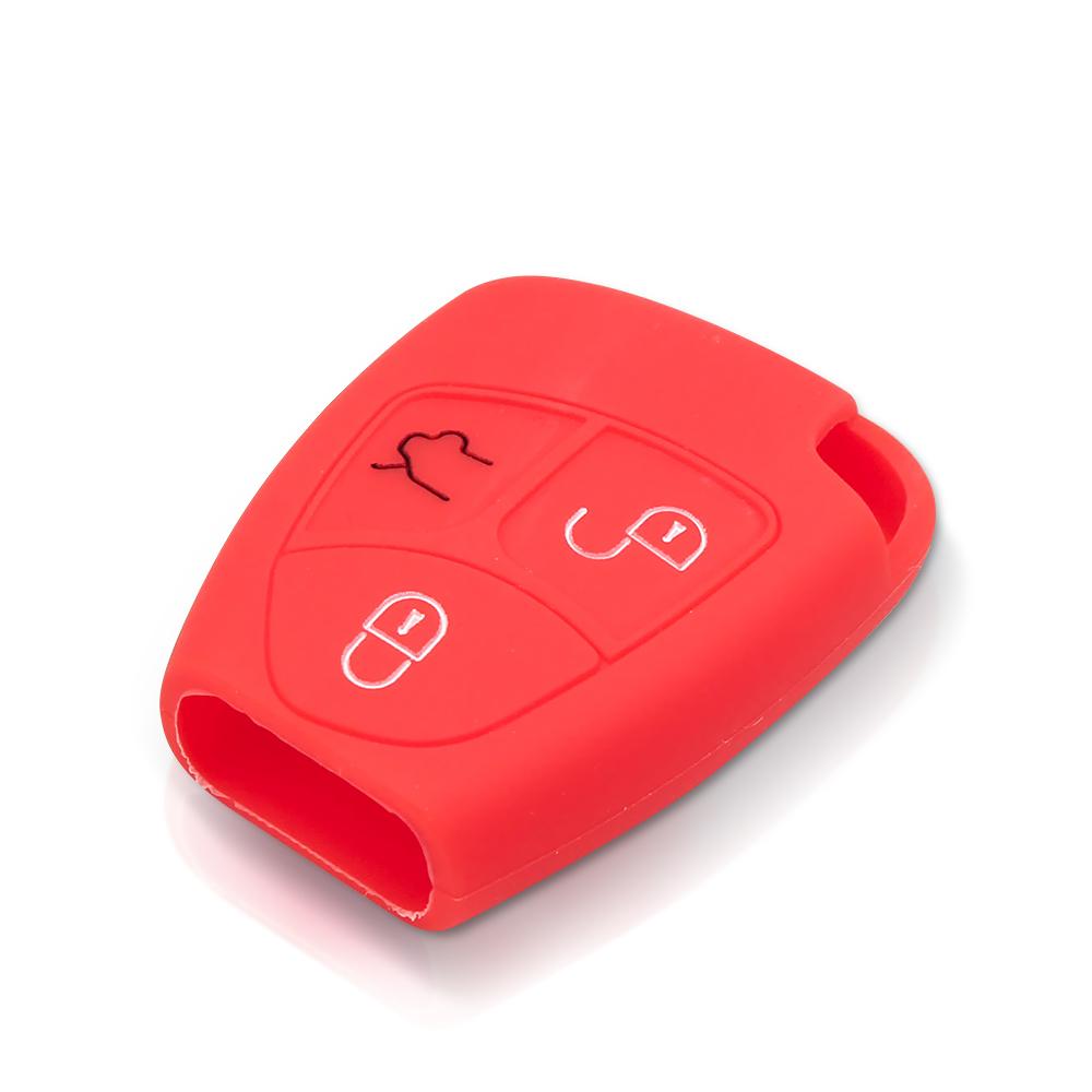 For Mercedes-Benz Cl55 Cl600 Cl65 C230 C240 C280 C320 3 Button Silicone Remote Key Cover Protector Shell Case Fob
