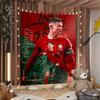 CCristiano RRonaldo CR7 Anime Tapestry Hanging Tarot Hippie Wall Rugs Dorm Home Decor