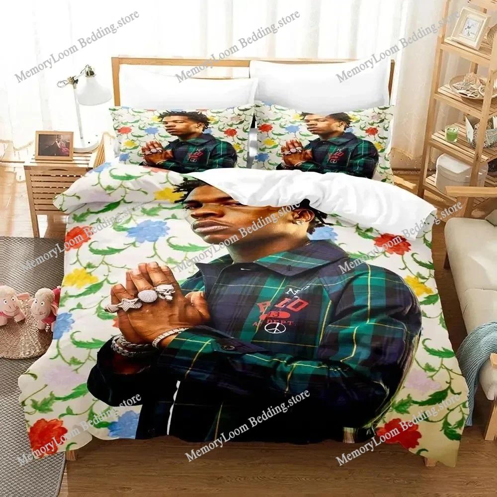Lil Baby Rapper Bedding Set Single Twin Full Queen King Size Bed Set Aldult Kid Bedroom Duvetcover Sets Bed Sheet Set