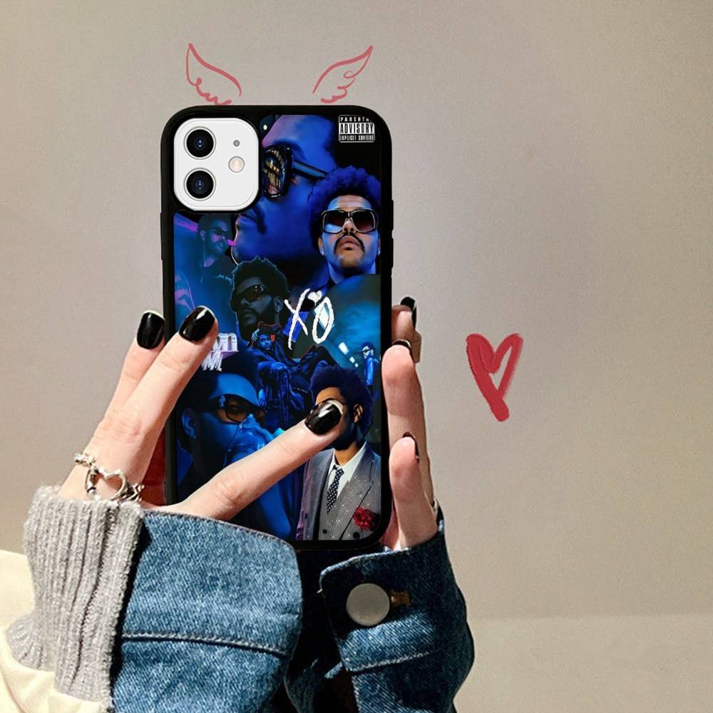 Popular Hip Hop Rapper The Weeknd For IPhone 17 16 15 14 13 Pro 12 11 Pro Max Hard PC+TPU Phone Cases Back Cover