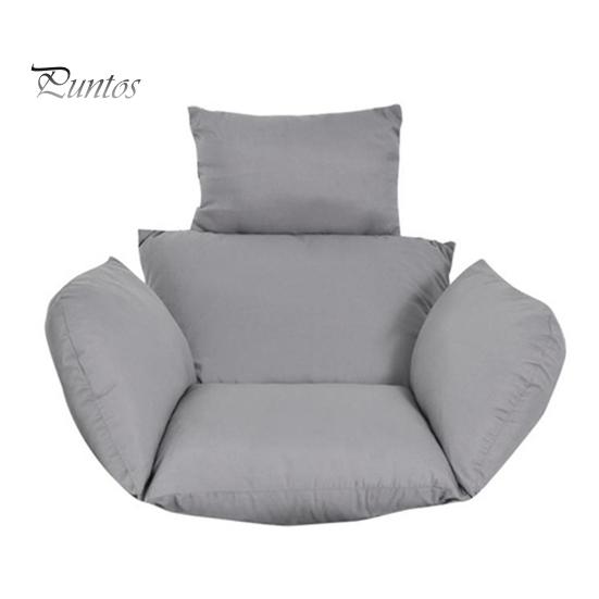 Egg Chair Cushion Swing Chair Cushion with Headrest Washable Hanging Basket Seat Cushion Replacement for Patio Garden Egg Chair