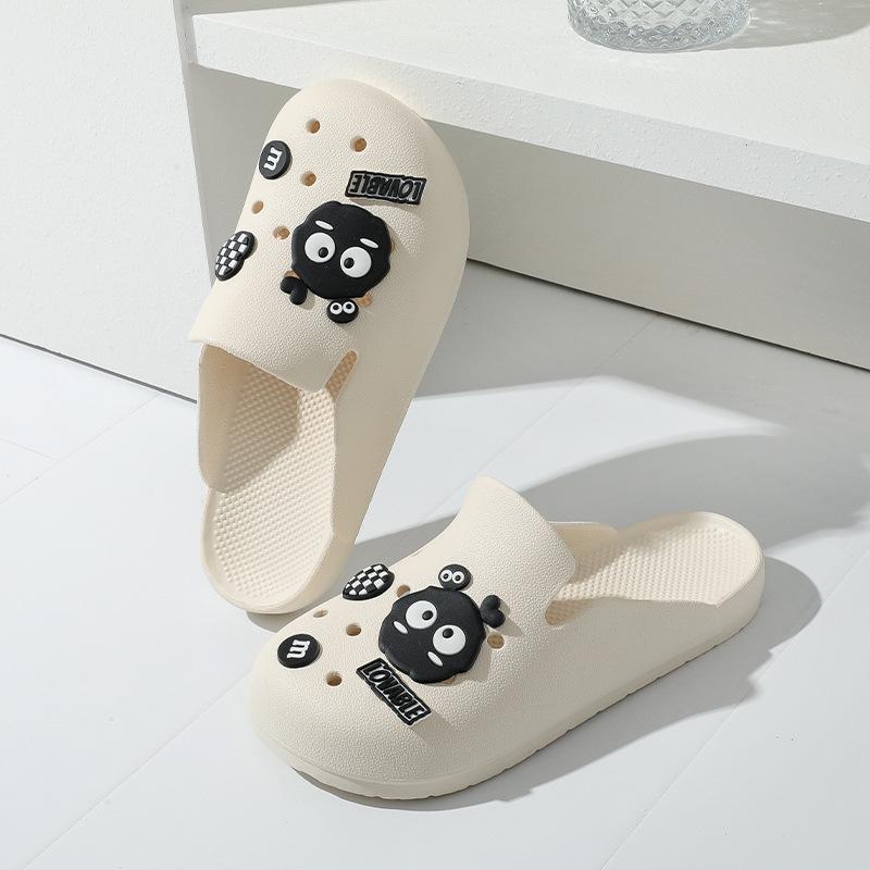 Men's and Women's Non-Slip Cloud-Style Closed-Toe Sandals, Perfect for Beach and Summer Wear, Comfortable and Stylish.