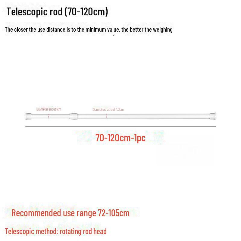 Punch-Free Telescopic Multi-Functional Shower & Clothes Drying Rod