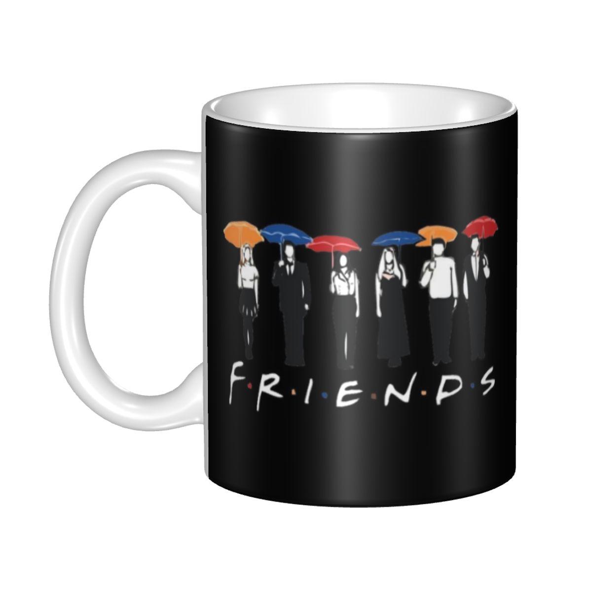 Customized TV Show Friends Symbol Mug DIY Ceramic Milk Tea Coffee Cups 301-400ml