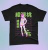 Anime Print Pattern Short-sleeved Retro High Street T-shirt Cotton Crew Neck Top Casual Loose Unisex Sports T-shirt Oversized