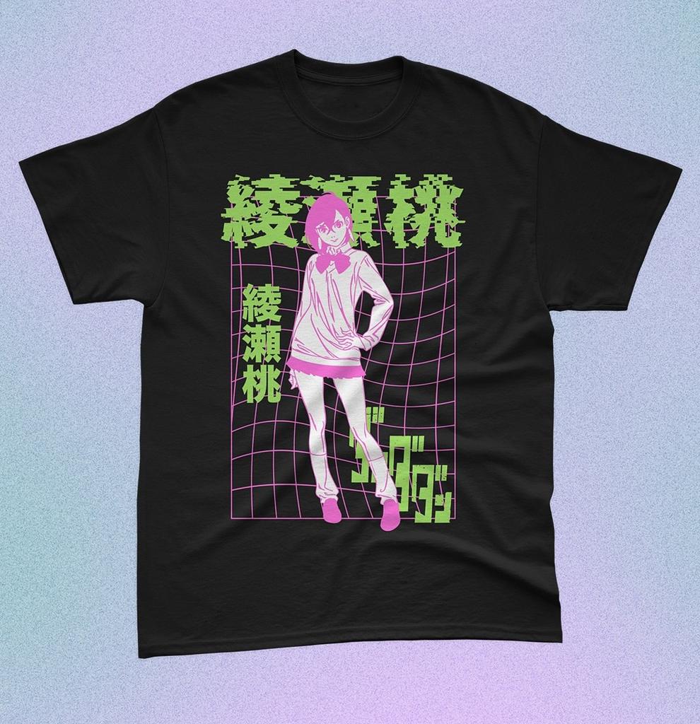 Anime Print Pattern Short-sleeved Retro High Street T-shirt Cotton Crew Neck Top Casual Loose Unisex Sports T-shirt Oversized