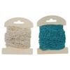 Lot de 2 Filets de Pêche Décoratifs Bleus et Beiges Pour Arrière-plans de Photographie Ambiance Côtière Accessoires Photo