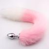 Pink Fox Butt Plug Tail Anal Teaser Pohodlí Sexuální hračka pro chlupaté začátečníky Indeed Prozkoumat zadek Hra se psem Ženy stimulují chlupatý cosplay