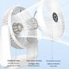 OEING Outdoor Mini Portable USB Camping Fan with Light