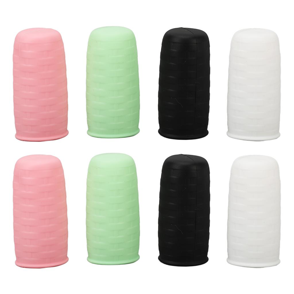 8 pçs Capas Elásticas à Prova de Vazamento para Viagem, Capas de Silicone Macio para Produtos de Higiene Pessoal para Sabonete Líquido