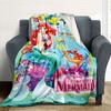 1pc, Disney The Little Mermaid Blanket Seasonal Gift for Friend, Soft Throw Blanket, Living Room, Travel, Camping
