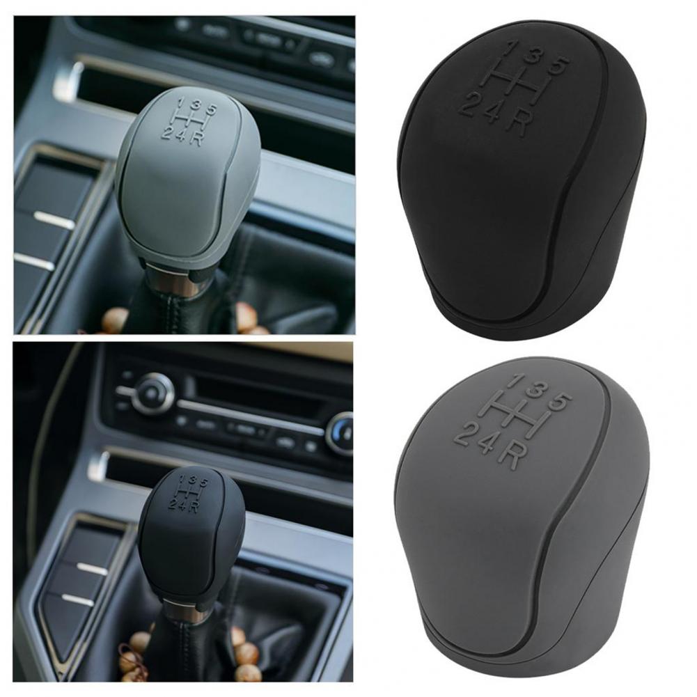 Premium Brake Handle Cover 6 Colors Universal Silicon Car Gear Shift Knob Cover Eco-friendly Portable Shift Knob Cover