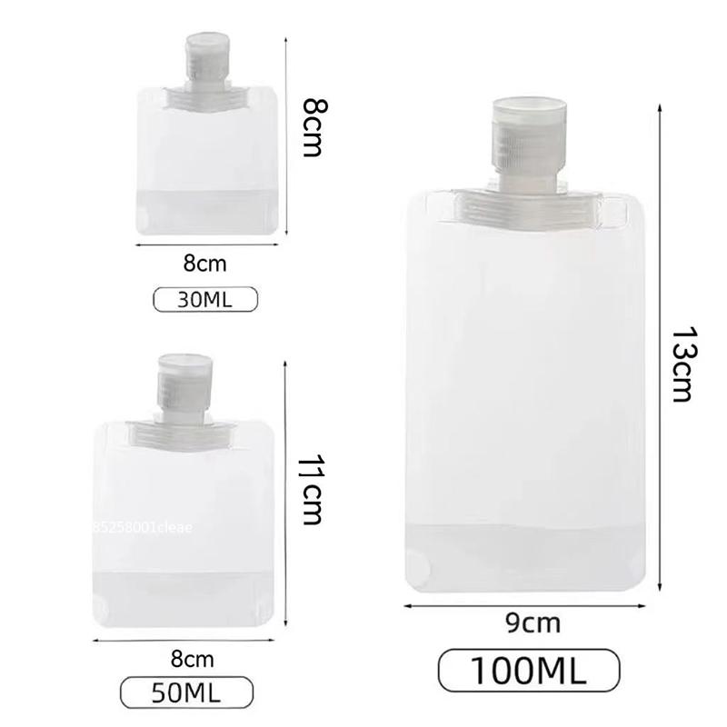 Disposable Travel Packaging Bag For Skincare, Cosmetics, Shampoo, Shower Gel, Portable Travel Storage Bag Lotion Dispenser Bag
