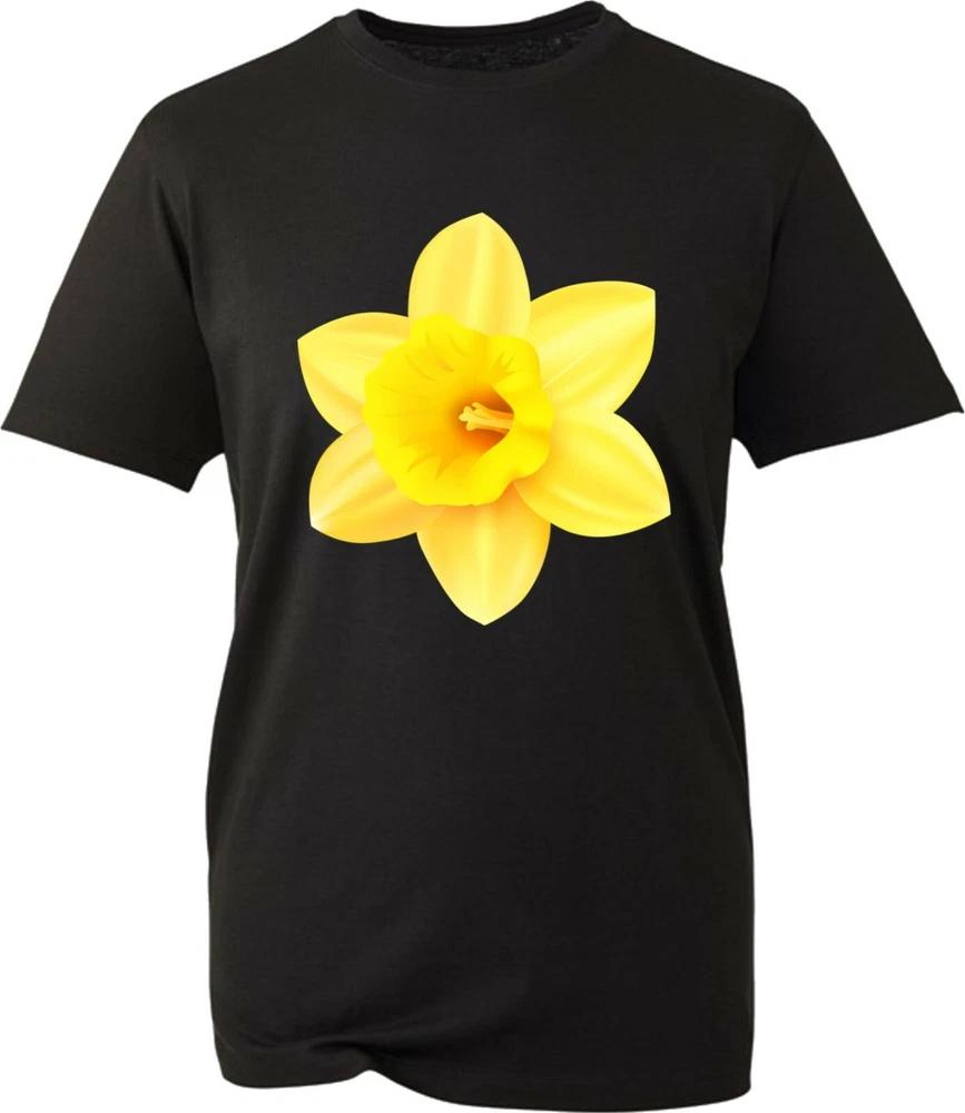 Daffodil Yellow Flower Spring TShirt Stylish Short Sleeve Unisex Gift Tee Top S