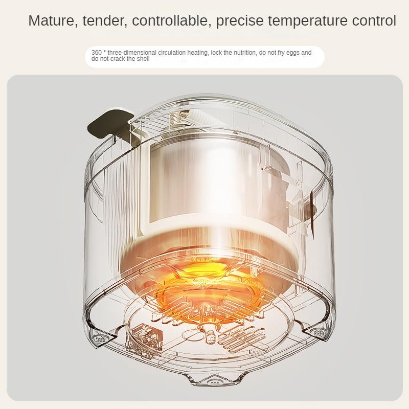 220V Multifunctional Egg Boiler and Steamer for Soft/Medium/Hard Eggs Automatic Egg Cooker For Eggs Vegetables and Seafood