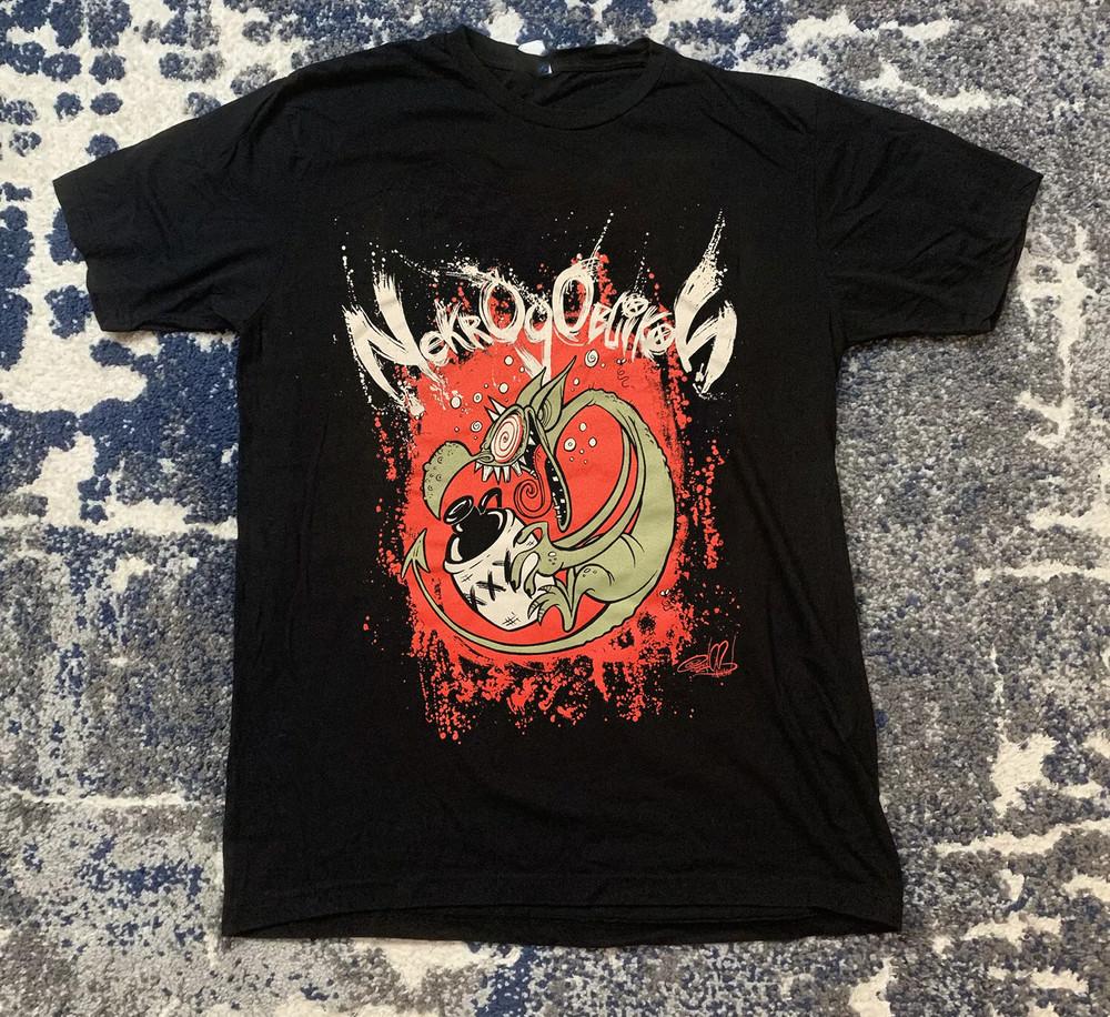 Nekrogoblikon Band Drunken Goblin Tour T Shirt  Unisex T-Shirt XL