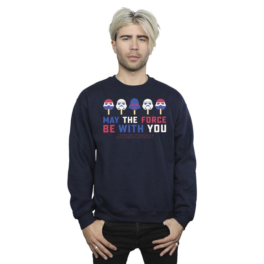 Star Wars: A New Hope Herren-Sweatshirt „May The Force Ice Pops“.