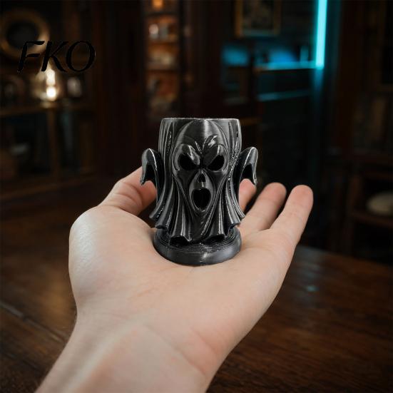Halloween Table Decor 3D Printed Ghost Egg Holder, Multi-Functional Tray Ornaments for Storage And Durable Desktop Decoration, Horror Theme