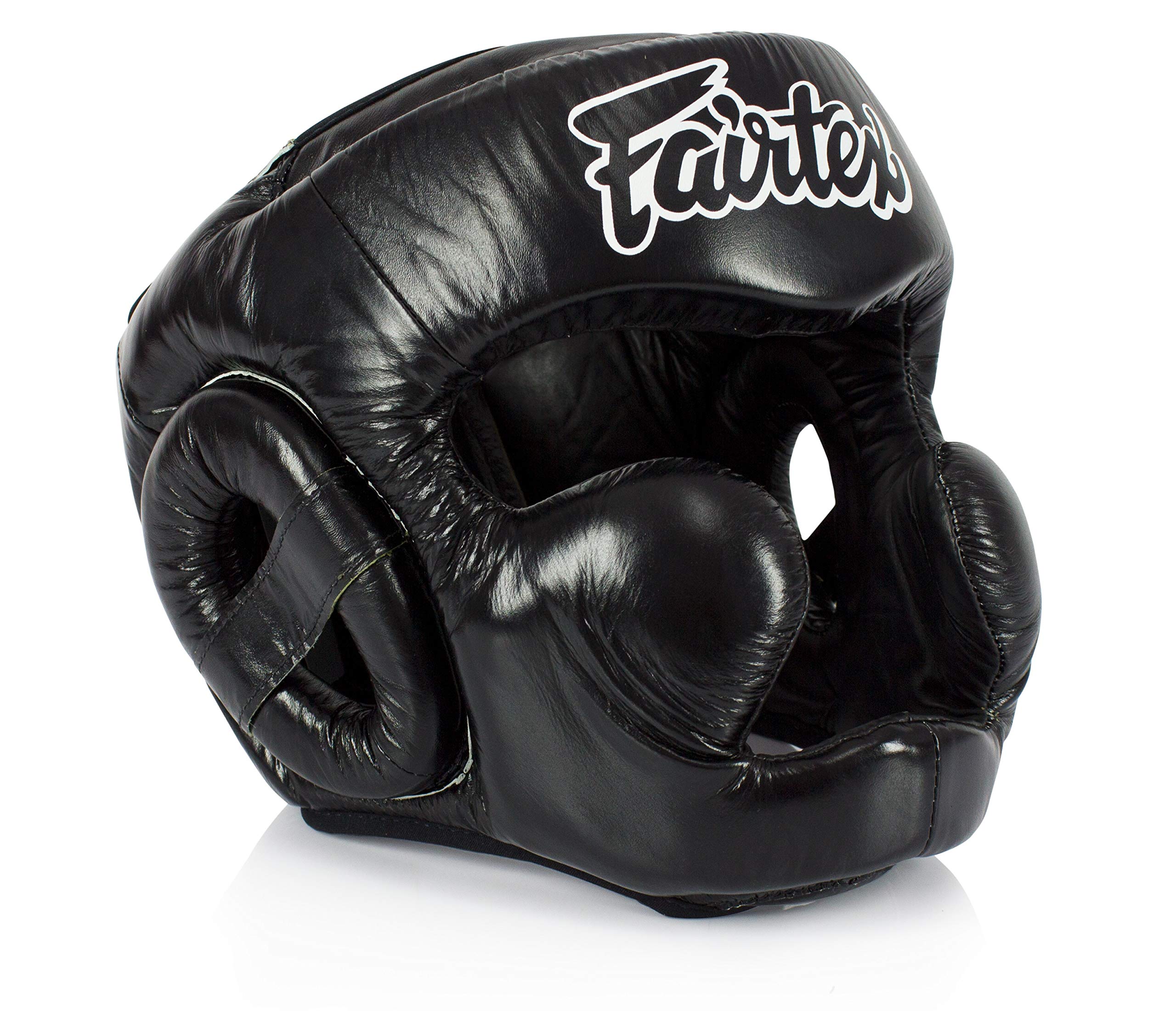 

Боксерский шлем Fairtex HG13 из натуральной кожи (Средний размер)