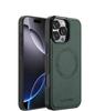 Leather Magnetic Phone Case for iPhone 17 Air 16 15 14 13 12 Pro 11 XS Max XR 8 7 Plus SE 17E 16E Wireless Charging Cover Etui
