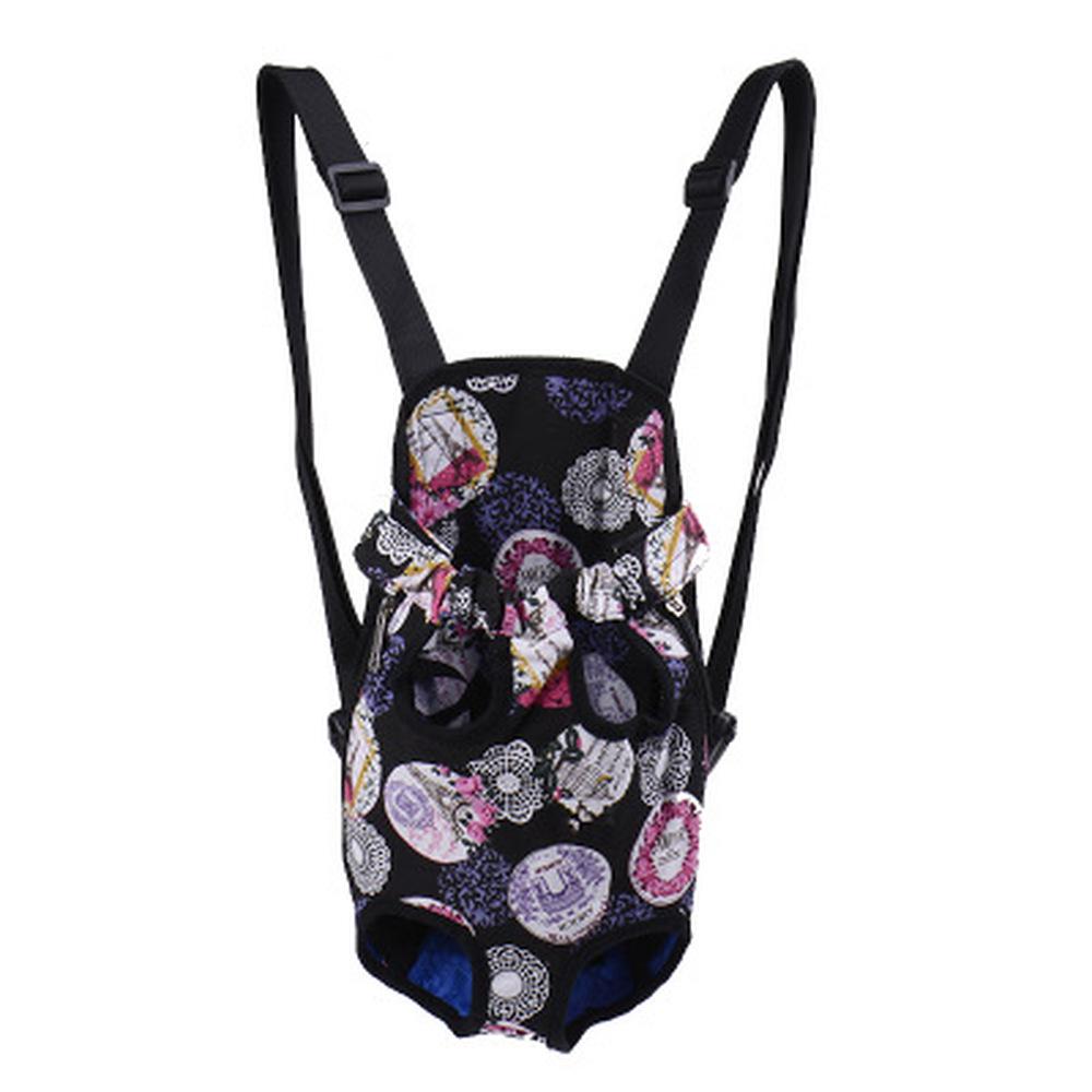 

Pet Dog Bag Out Рюкзак Сумка через плече Дихаюча подорож Кенгуру Mother Pets Рюкзак Сумки через плече M різнокольоровий
