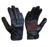 YOSHI Motorcycle Genuine Goat Diamond Quilted 5 Vintage Touchscreen Compatible Gloves, Leather, Design, Colors, Finish, (Brown, LL)