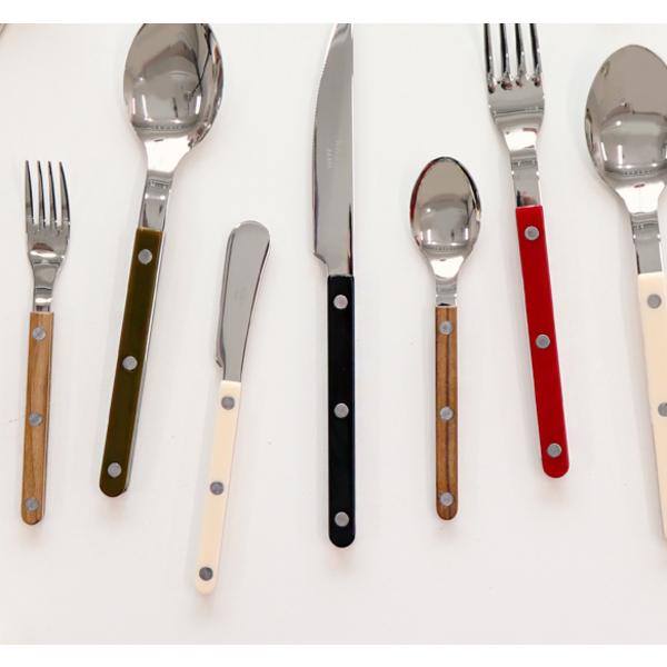 Saber Bistro Shiny Butter Spreader 16cm, Ivory, 1 piece, Korean popular tableware
